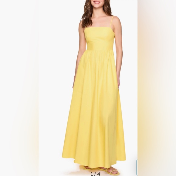 Susana Monaco Yellow Maxi Dress - Picture 1 of 6